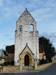 The church in Saint-Sauveur