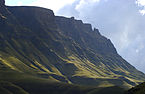 The mountains of the Sani Pass
