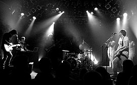 Spiritualized performing in Malmö, Sweden during the Songs in A&E tour, 2008.