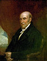 Portrait of Stephen Girard, based on an 1832 portrait by Bass Otis.