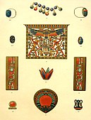 Illustration of jewelry from the tomb of princess Merit