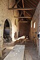 Wallerfangen, Scheune im ehemaligen Klosterareal auf dem Limberg, wo die geschändeten Fußfälle von Pierrar de Corail, teilweise aufbewahrt werden