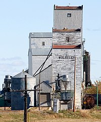 Grain elevators in Wolseley