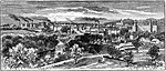 Woonsocket from the East, 1886 engraving