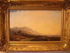 Antoine Guindrand Paysage de l'Isère [Isère landscape] (1836)