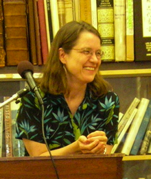 Leondar-Wright at Black Oak Books, Berkeley