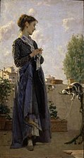 Tuscan peasant woman, 1875
