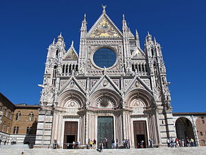 Facade of Siena Cathedral (1215–1263)