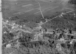 Hegnau, historisches Luftbild von 1920, aufgenommen aus 200 Metern Höhe von Walter Mittelholzer