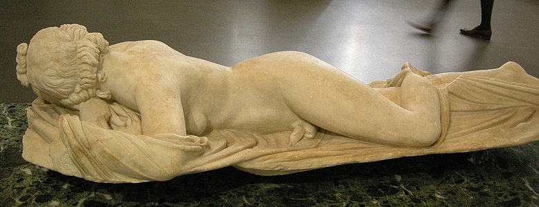 Sleeping Hermaphroditus. Marble. National Roman Museum. 2nd century BCE