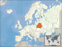 Localização da Bielorrússia