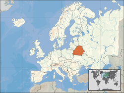 Location of Map caption (orange) in Europe (white)  –  [Legend]