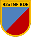 Puerto Rico Army National Guard, 92nd Infantry Brigade