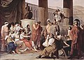 Image 40 Odysseus Overcome by Demodocus' Song, by Francesco Hayez, 1813–1815 (from Myth)