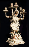 Candelabrum from the Sulkowsky service, 1736, Dallas Museum of Art
