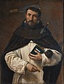 Friar Angelo Ferretti as Saint Peter Martyr, by Lorenzo Lotto