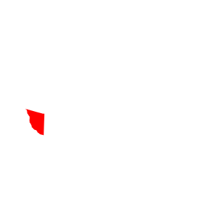Map of Texas highlighting Presidio County