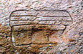 An important graffito representing a roofed megalithic temple found in Mnajdra