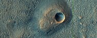 Close view of mud volcanoes, as seen by HiRISE