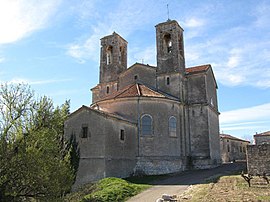 The church in Orgnac