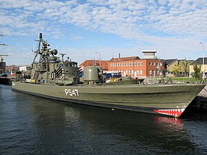 HDMS Sehested (P547) as a museum ship at the Holmen Naval Base