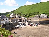 Port Isaac, a historic fishing village on the north coast of Cornwall