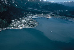Aerial view of Seward