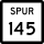 State Highway Spur 145 marker