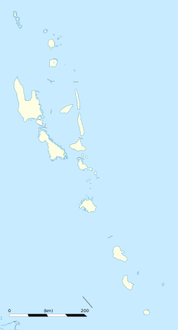 Hiw is located in Vanuatu