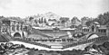 Victor Hubert: Ansicht der Eisenbahn Paris– Saint-Germain-en-Laye 1837