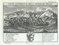 Plan of western view of Fraga circa 1779 by Bernardo Espinalt y García