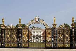 The Golden Gates of Warrington Town Hall