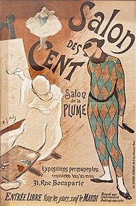 Poster for first Salon des Cent exhibition 1893