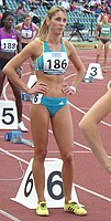 Angela Moroșanu – als Vierte des vierten Vorlaufs nur ausgeschieden, weil eine gedopte Läuferin vor ihr lag