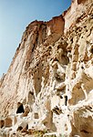 Cliffs at Bandelier National Monument in New Mexico