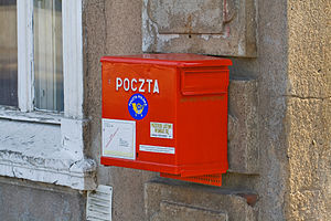 Polish Post mailbox