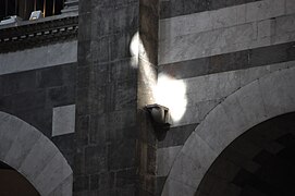 The ray of light on the Feast of the Annunciation