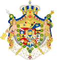 Coat of arms as King of Naples