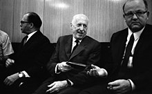 Kœnig during a visit in Israel, 1969