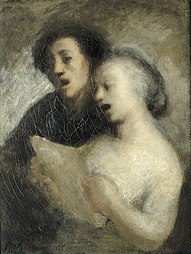 Couple Singing (1845-1850), oil on canvas, 37 x 28.5 cm., Rijksmuseum Amsterdam