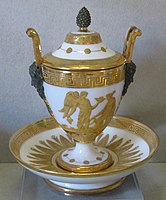 Neoclassical covered vessel, c. 1790