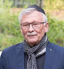 Franz-Josef Knieps bei einer Veranstaltung auf dem Jüdischen Friedhof in Deutz, 2018