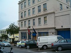 The former Hamilton police station in 2006