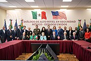 Secretary Blinken at the U.S.–Mexico High Level Security Dialogue in Mexico City, October 2023