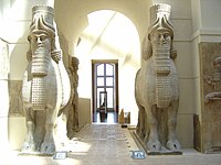 Louvre – human-headed winged bulls from Dur-Sharrukin