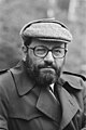 Image 13Umberto Eco OMRI (1932–2016) was an Italian novelist, literary critic, philosopher, semiotician, and university professor. He is widely known for his 1980 novel Il nome della rosa (The Name of the Rose), a historical mystery combining semiotics in fiction with biblical analysis, medieval studies, and literary theory.