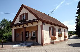 The town hall in Kauffenheim