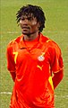 Laryea Kingston als Spieler der ghanaischen Fußball-Nationalmann- schaft im Spiel gegen Mexiko am 26. März 2008