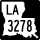Louisiana Highway 3278 marker