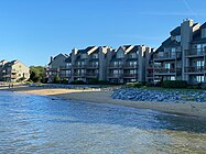 As of 2021, the luxury townhouses on Carr's Beach and Sparrow's Beach in Maryland.